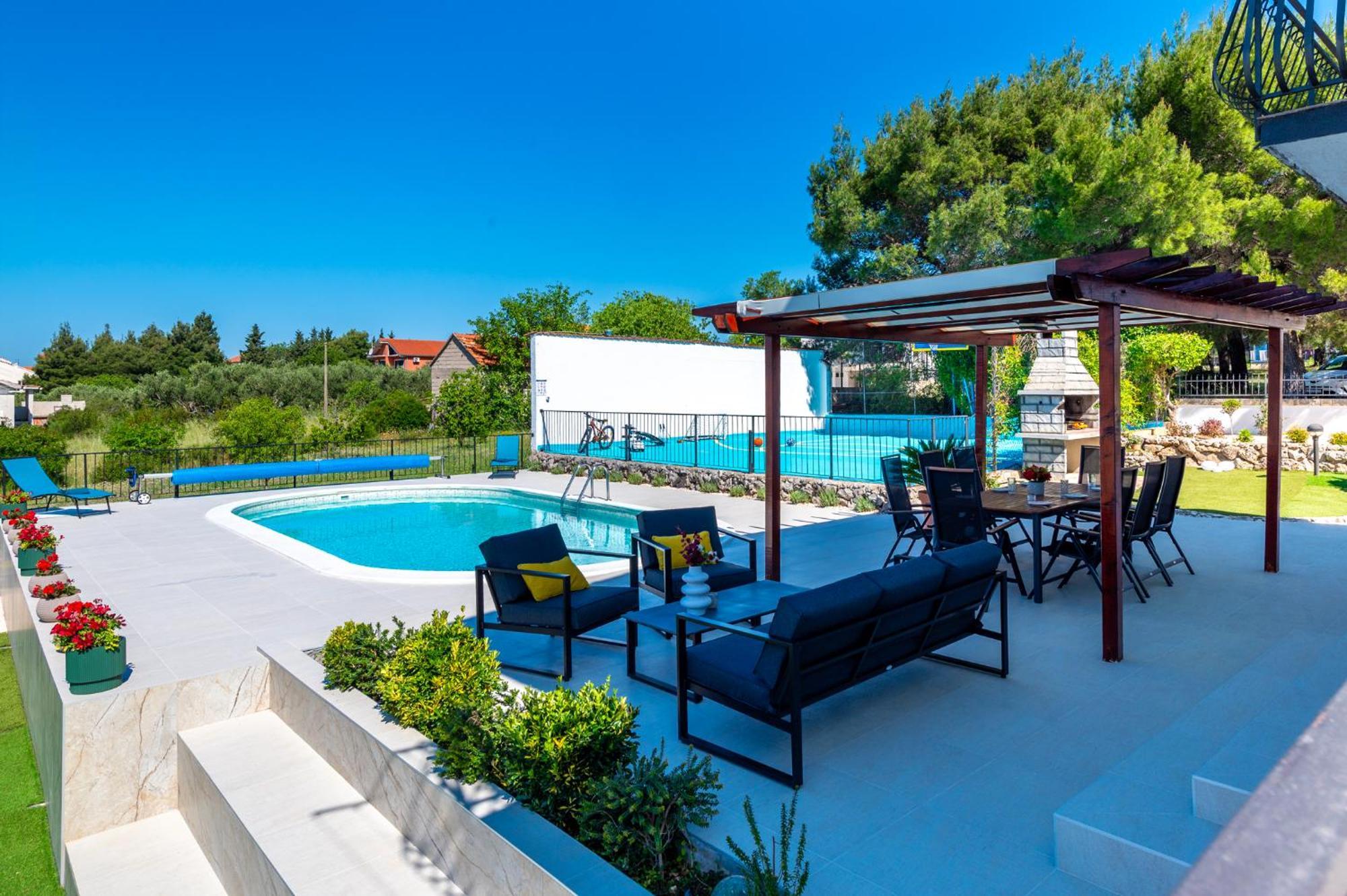 Villa Plenca - Heated Pool ! Šibenik Dış mekan fotoğraf