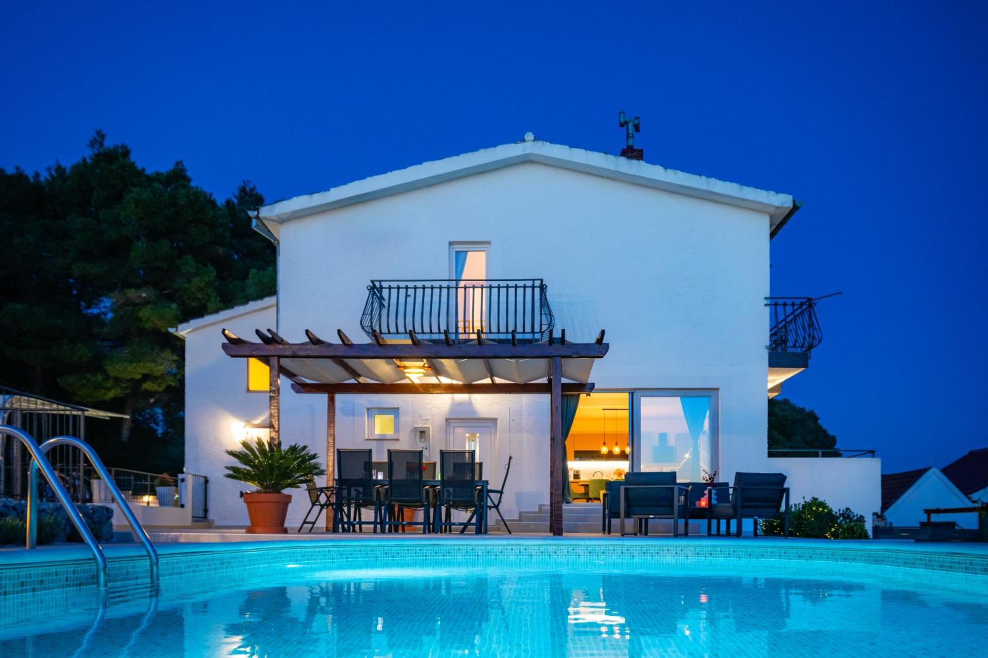 Villa Plenca - Heated Pool ! Šibenik Dış mekan fotoğraf