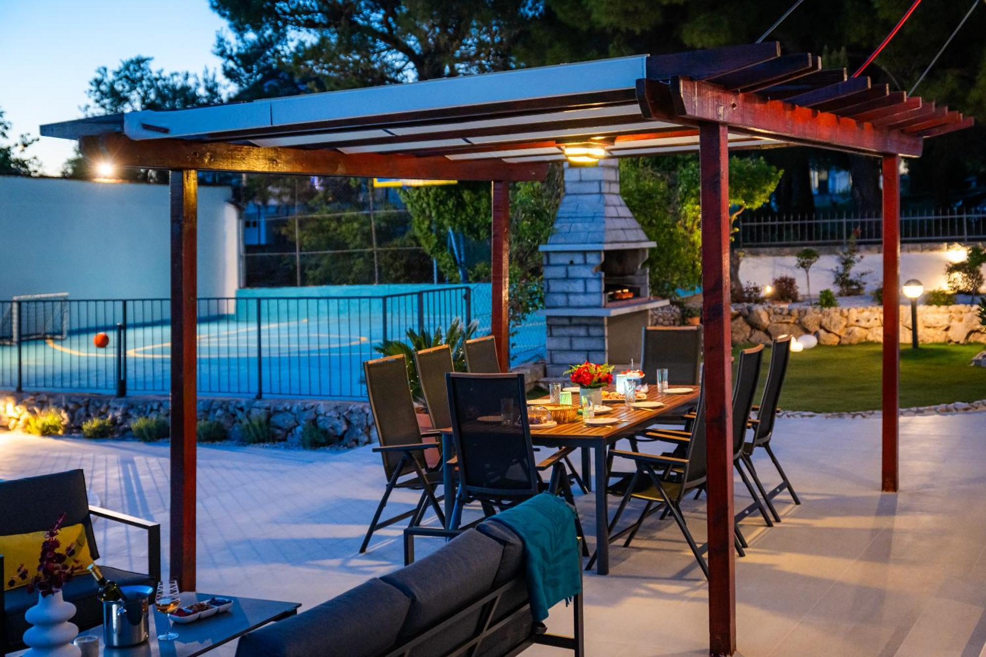 Villa Plenca - Heated Pool ! Šibenik Dış mekan fotoğraf