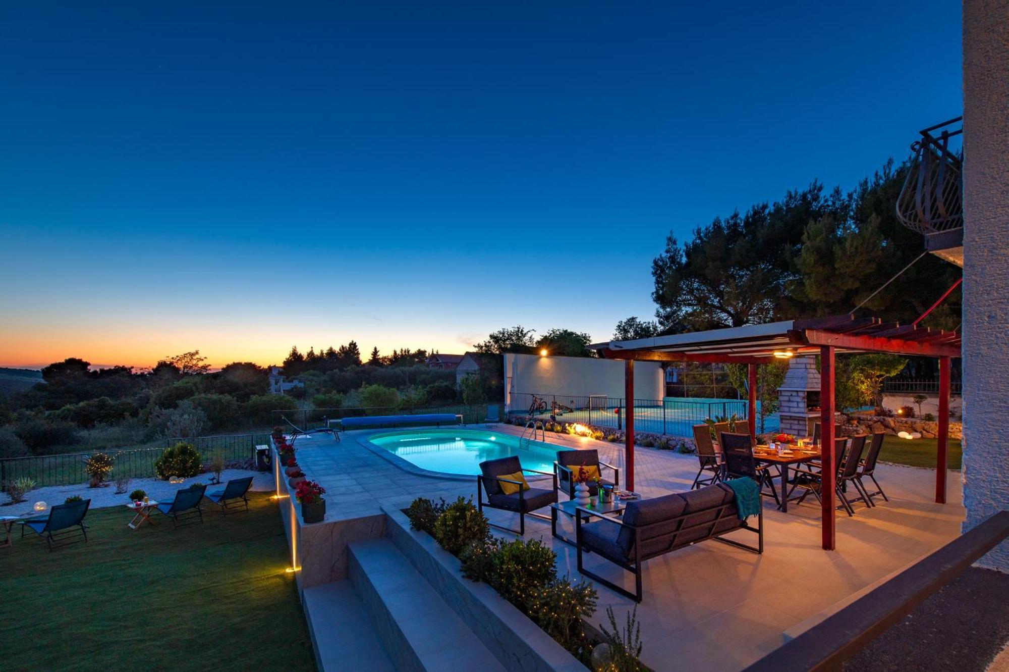 Villa Plenca - Heated Pool ! Šibenik Dış mekan fotoğraf