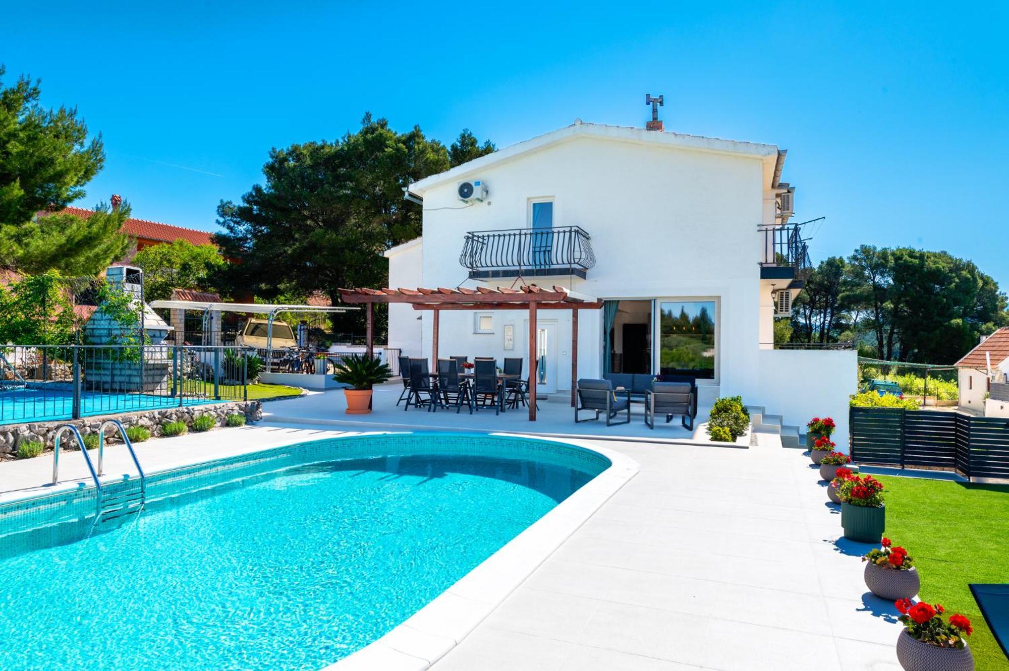 Villa Plenca - Heated Pool ! Šibenik Dış mekan fotoğraf